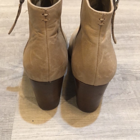 Gianni Bini • Distressed Leather Ankle Boots - Picture 7 of 11